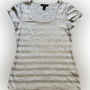 White House Black Market gray tshirt size small